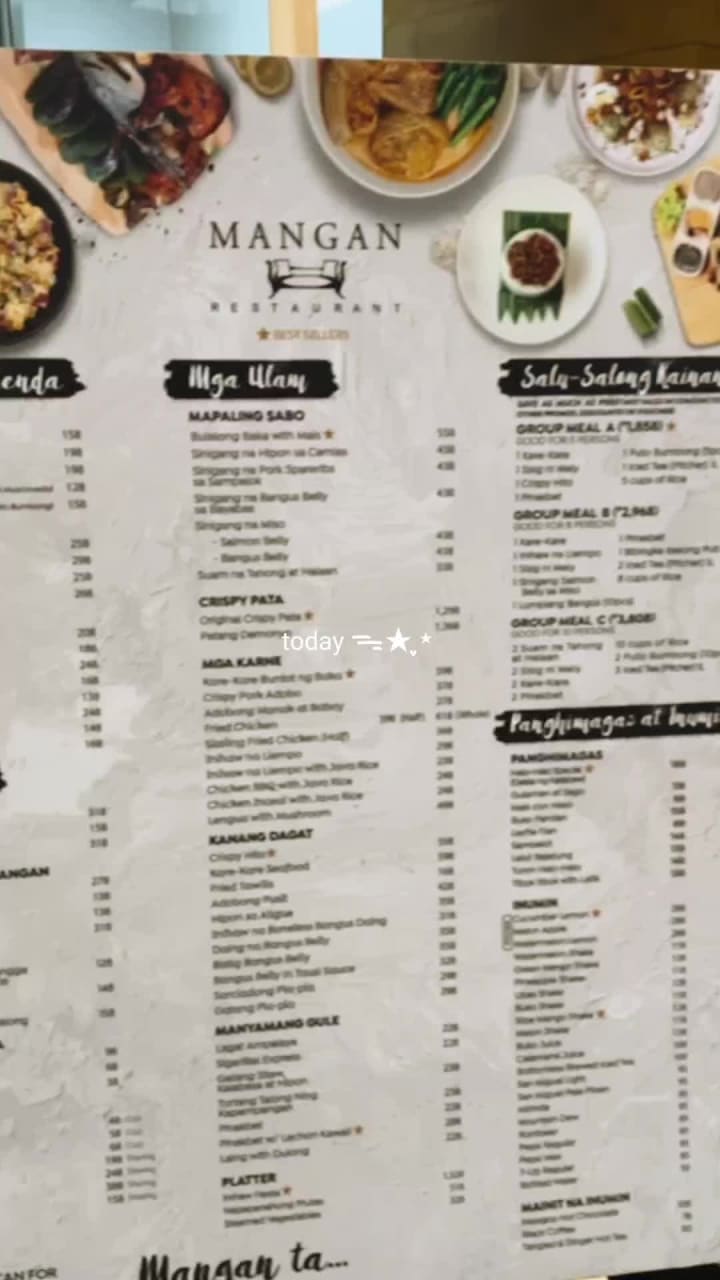 Mangan - SM Sto Tomas