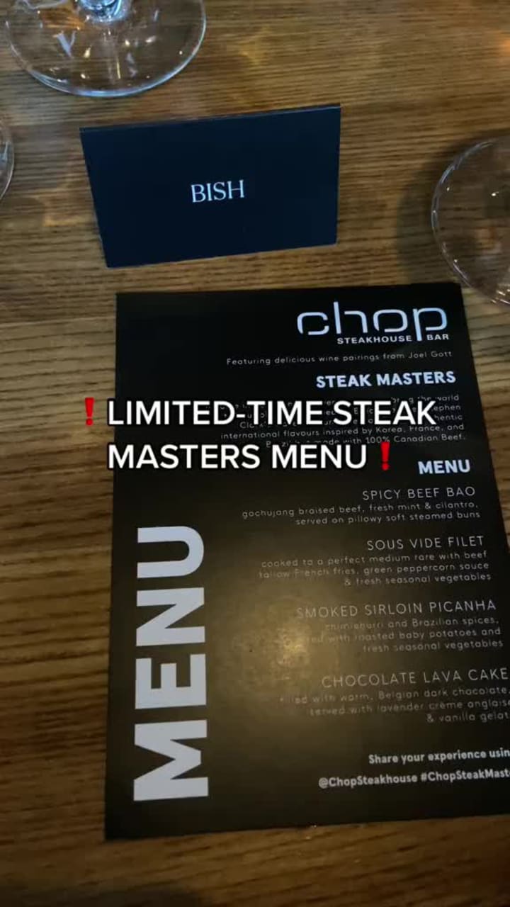 Video review of Chop Steakhouse & Bar