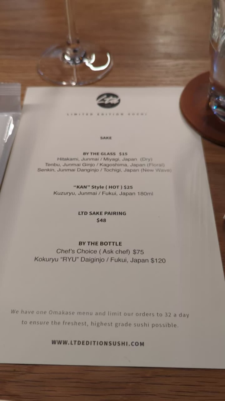 Ltd Edition Sushi