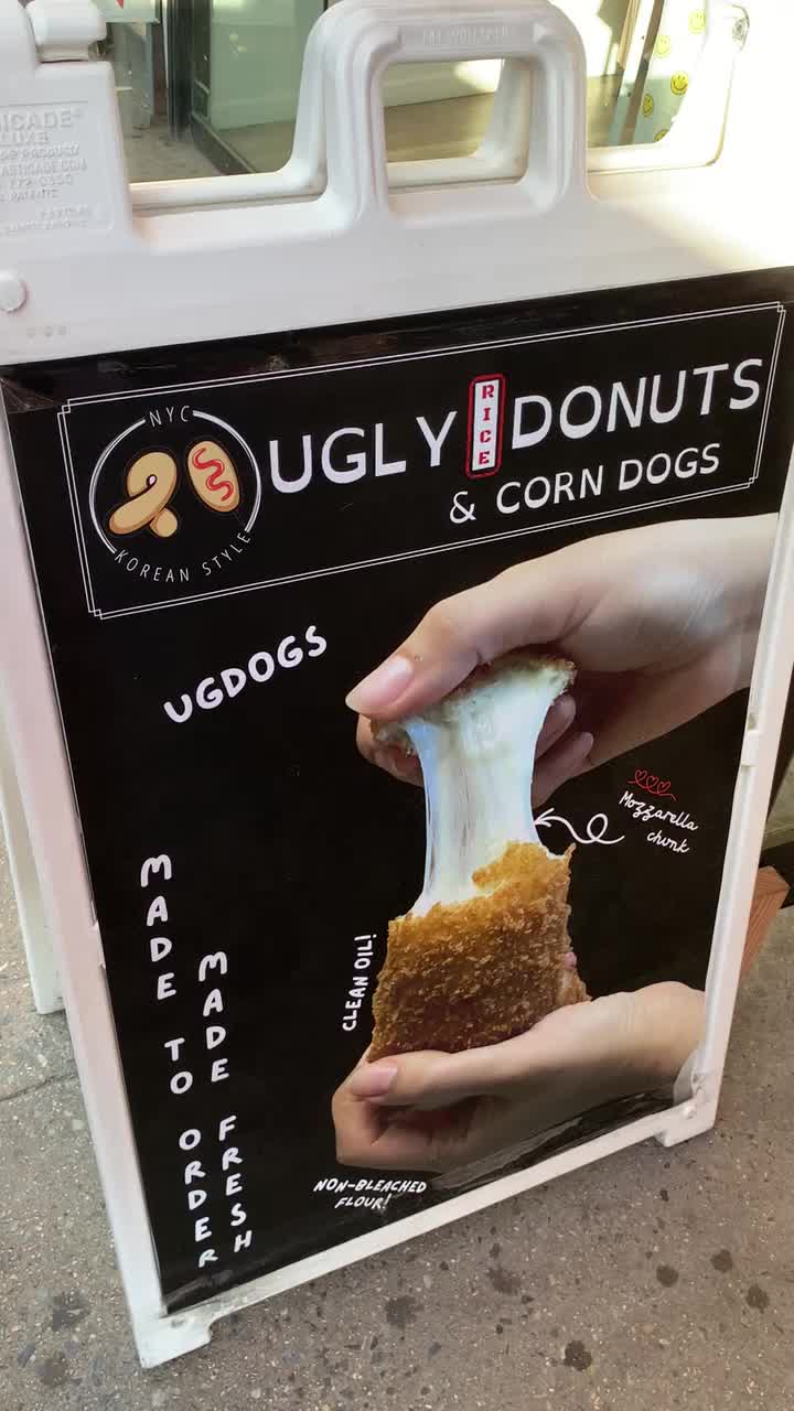 Ugly donuts and corn dogs