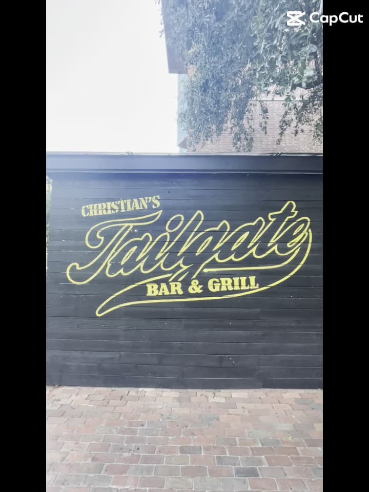 Video review of Christian's Tailgate Bar & Grill