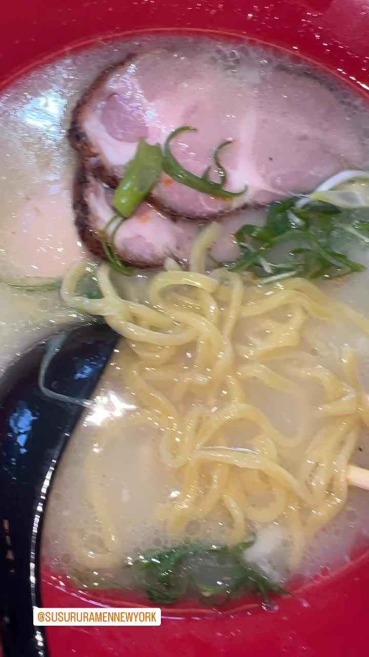 Video review of Susuru Ramen