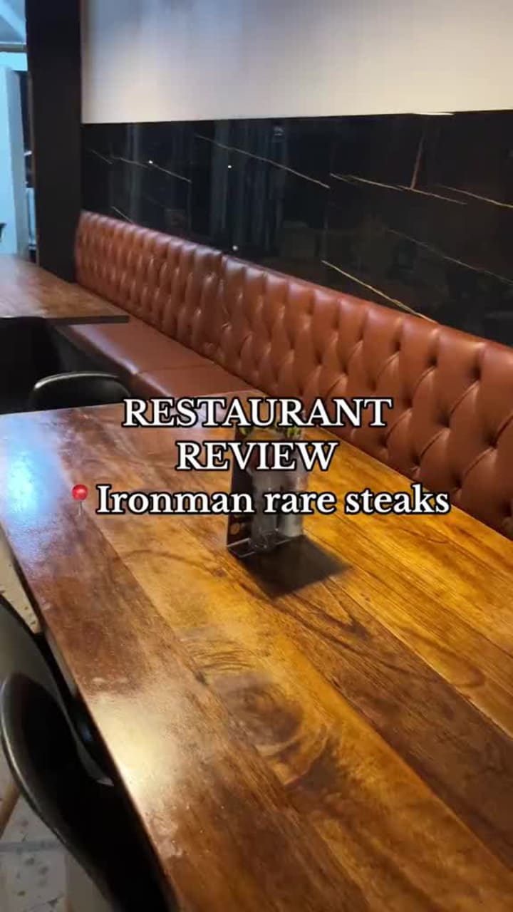 Ironman rare steaks