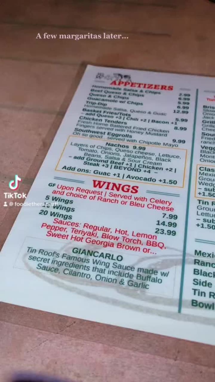 Video review of Tin Roof Cantina