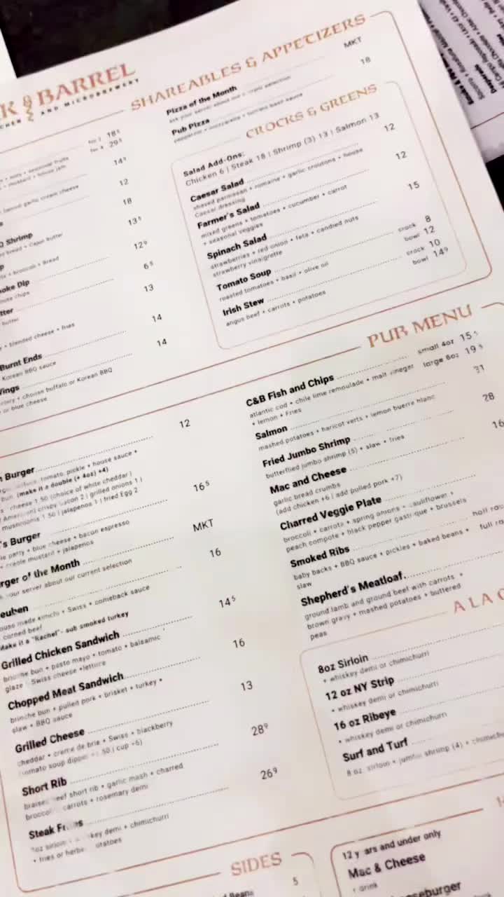 Video review of Cork & Barrel Craft Kitchen + Microbrewery