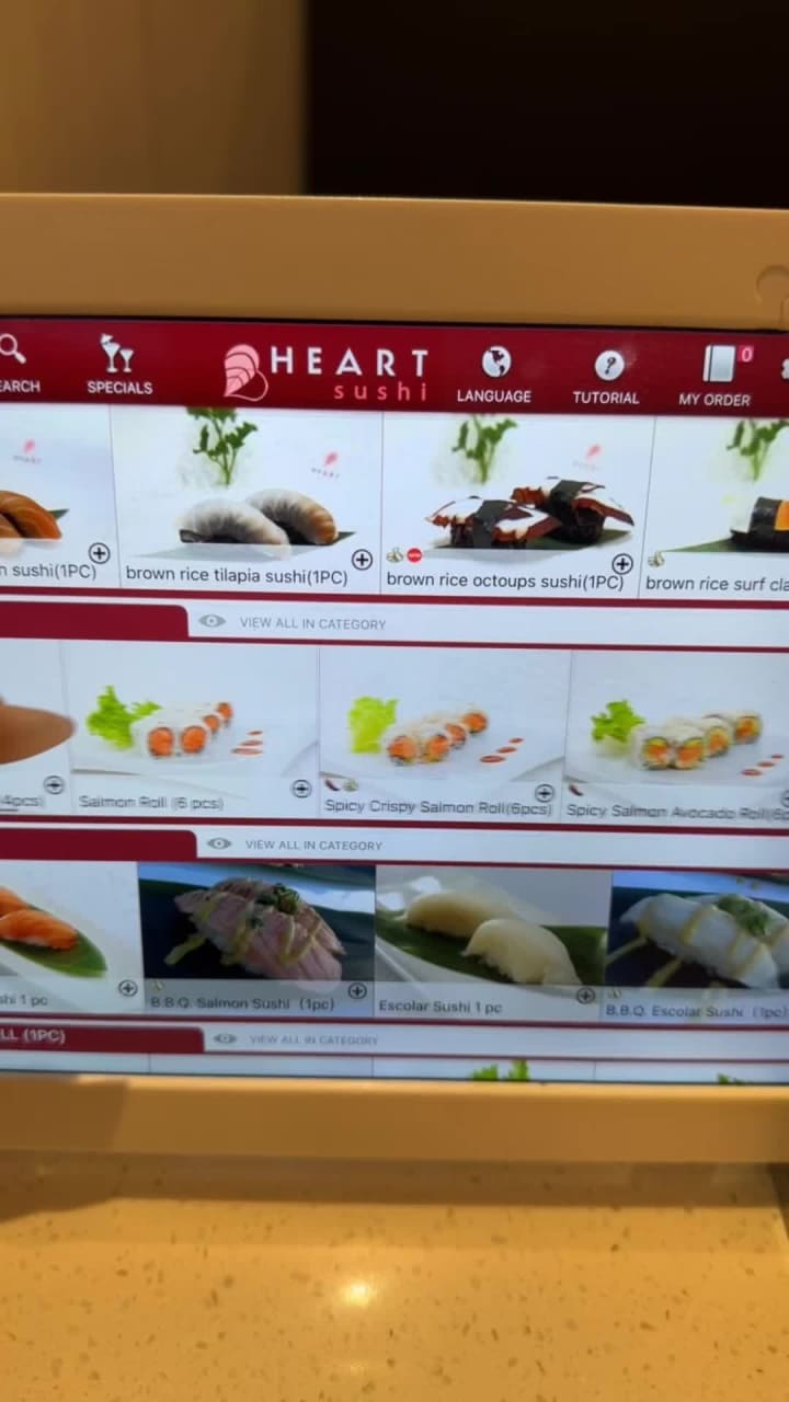 Video review of Heart Sushi