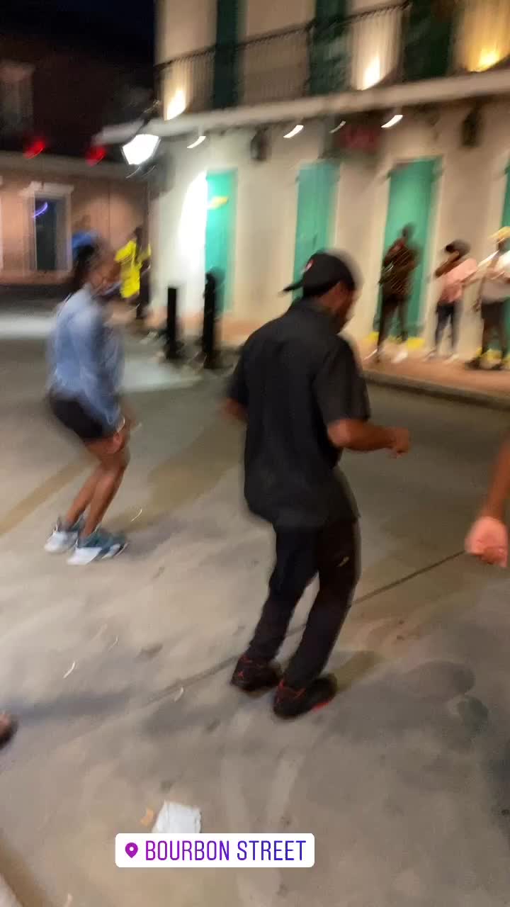 Mardi Gras on Bourbon Street