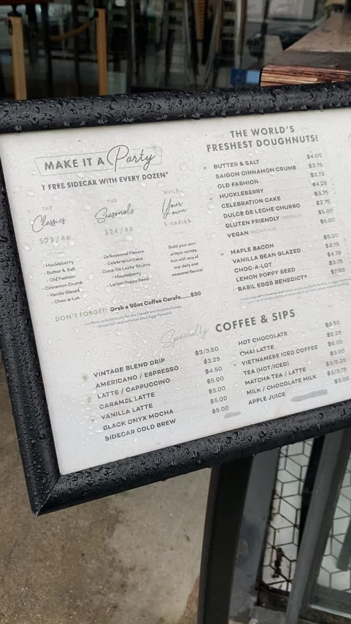Video review of Sidecar Doughnuts & Coffee