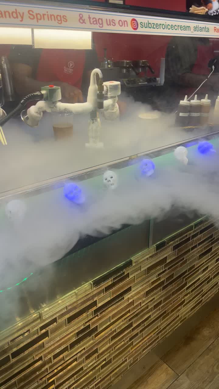 Sub Zero Nitrogen Ice Cream