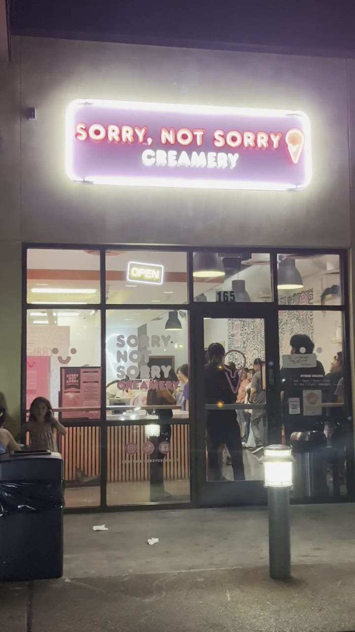 Sorry Not Sorry Creamery