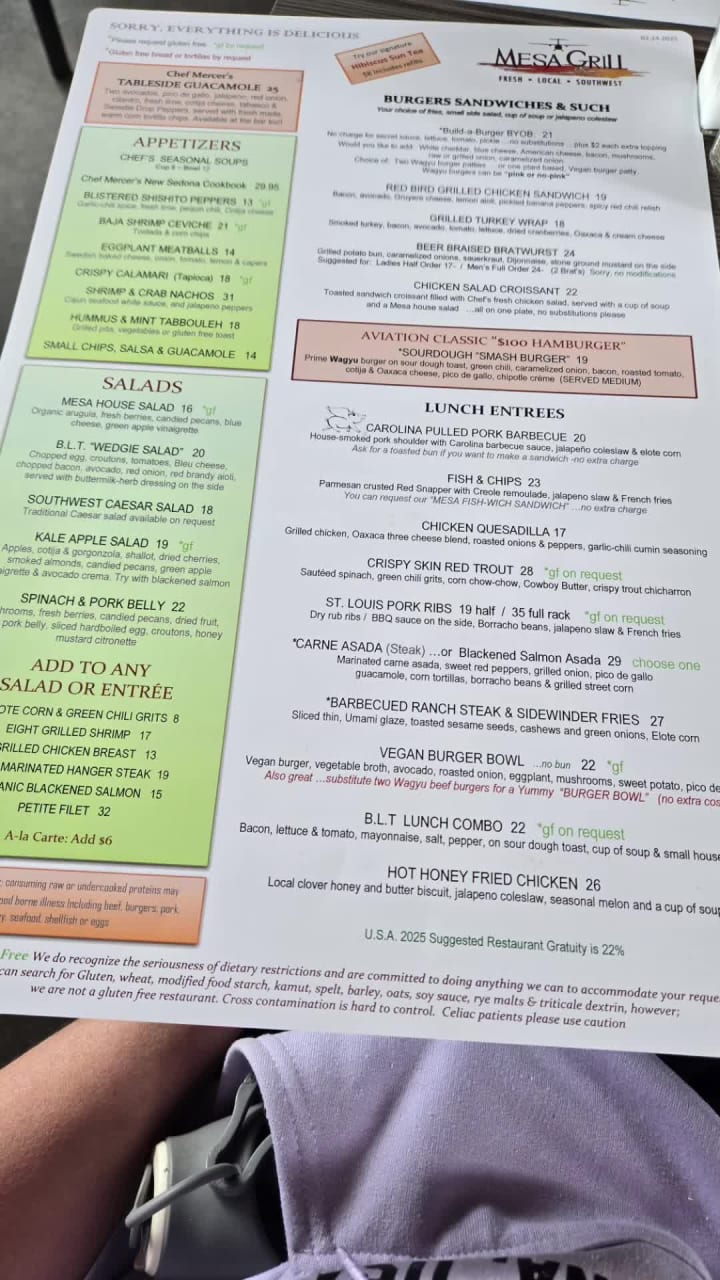 Video review of Mesa Grill Sedona