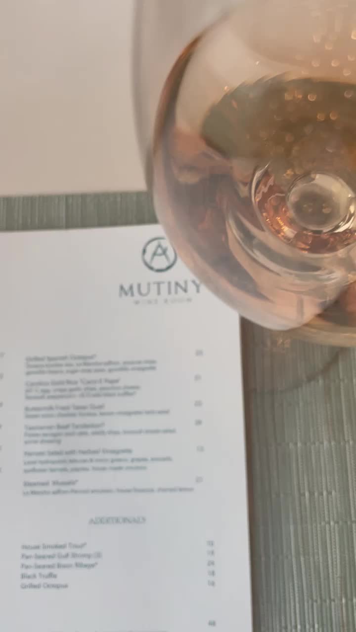 Video review of Mutiny Wine Room