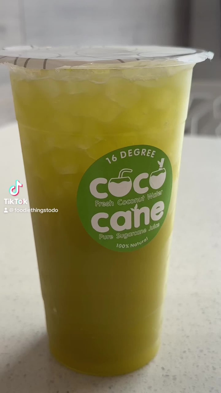 Coco Cane Juice and Ice Cream