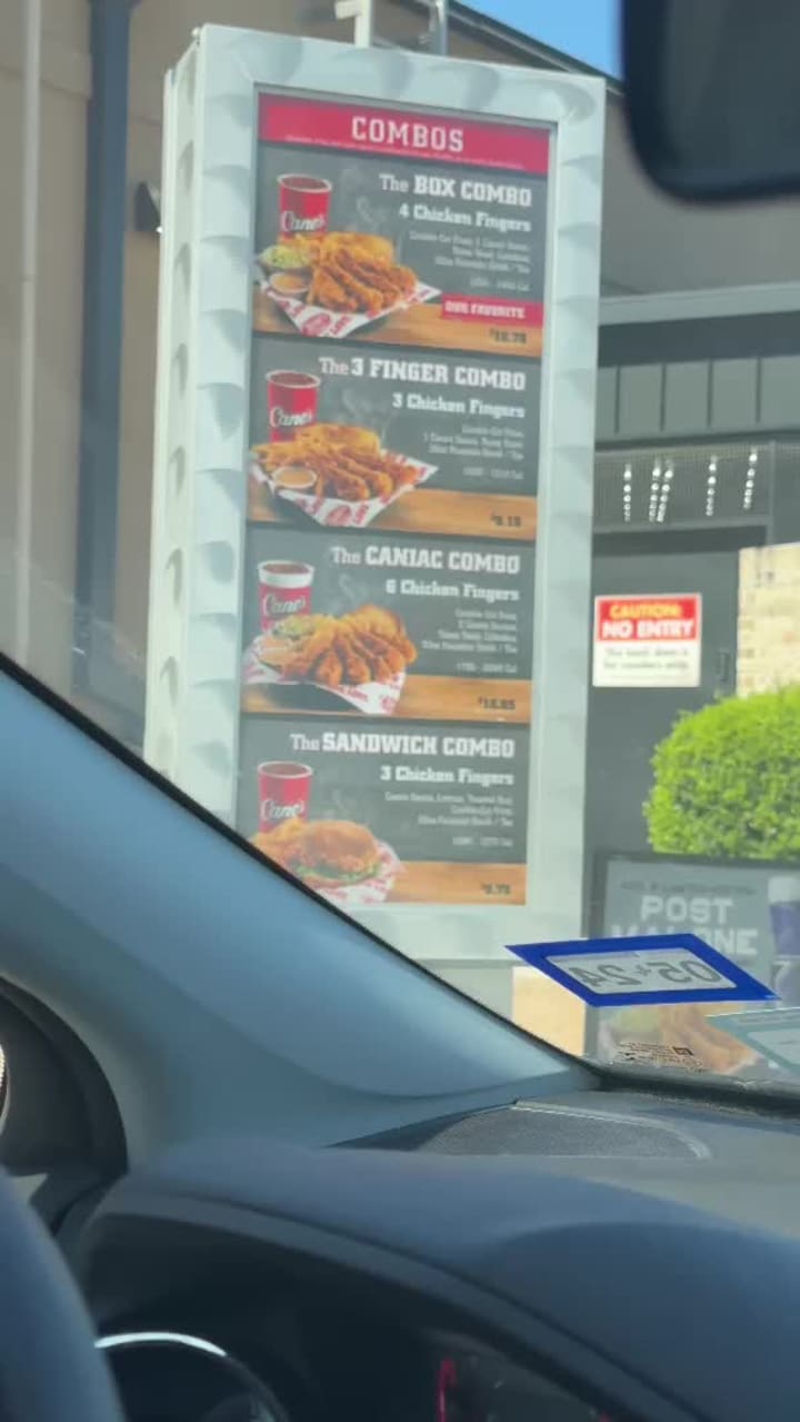 Video review of Raising Cane's Chicken Fingers