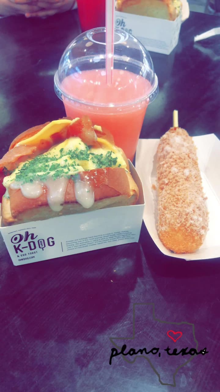 Oh K-Dog & Egg Toast