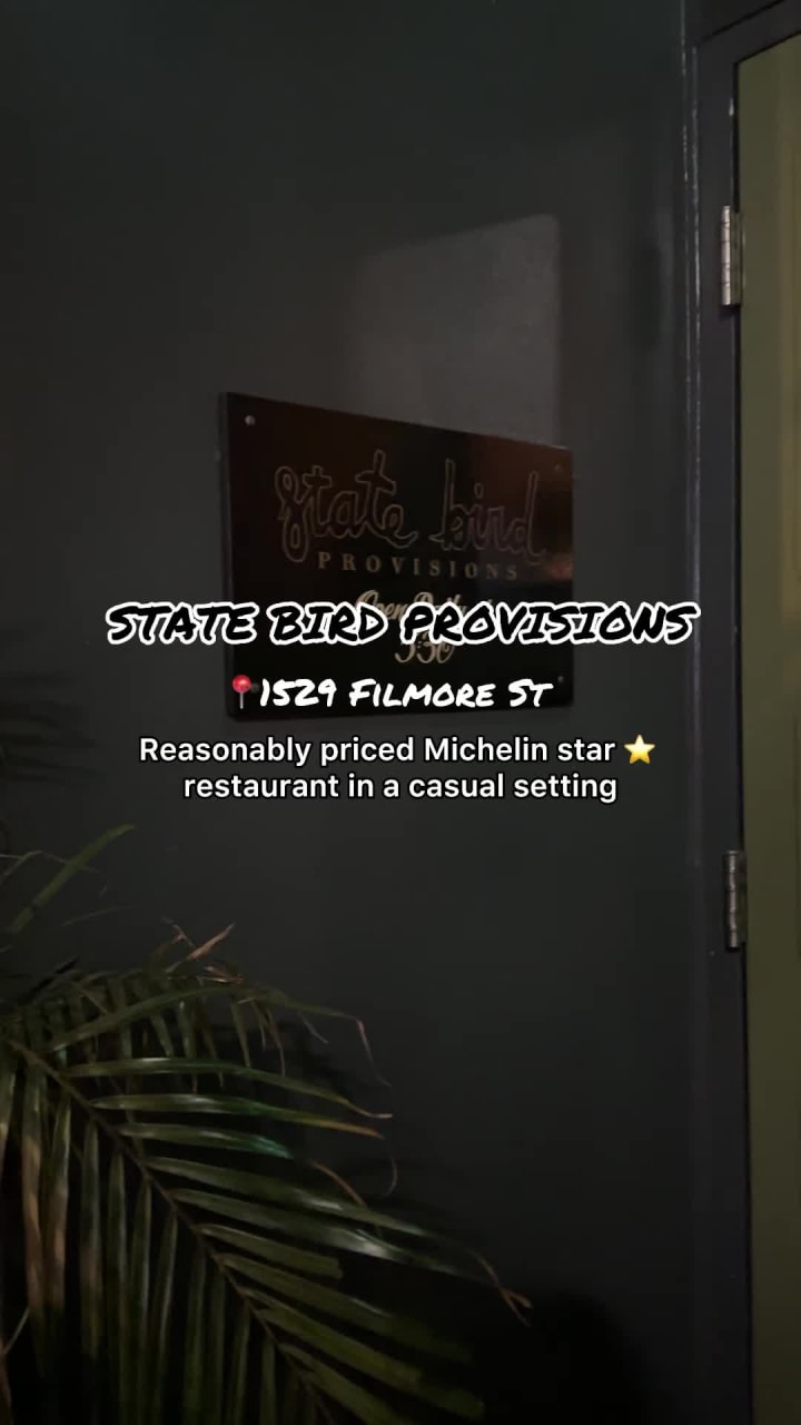 State Bird Provisions