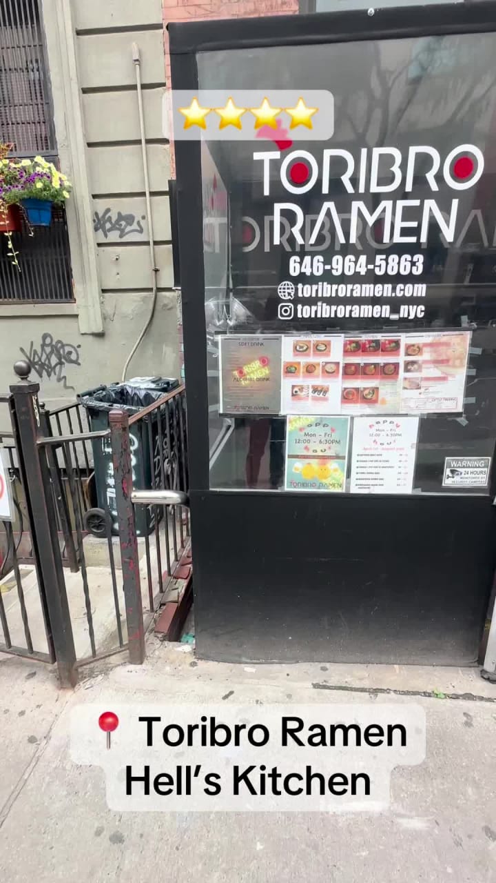 Video review of TORIBRO Ramen