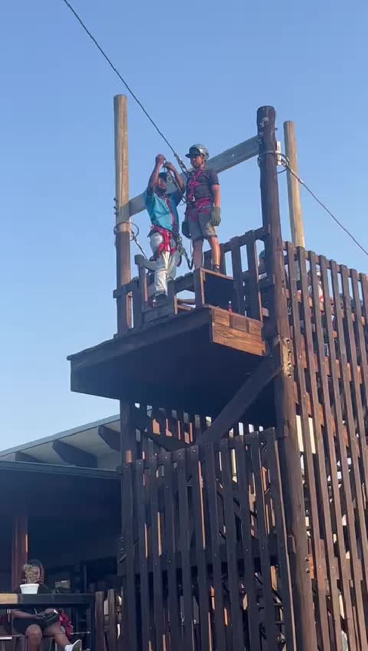 Zip lining