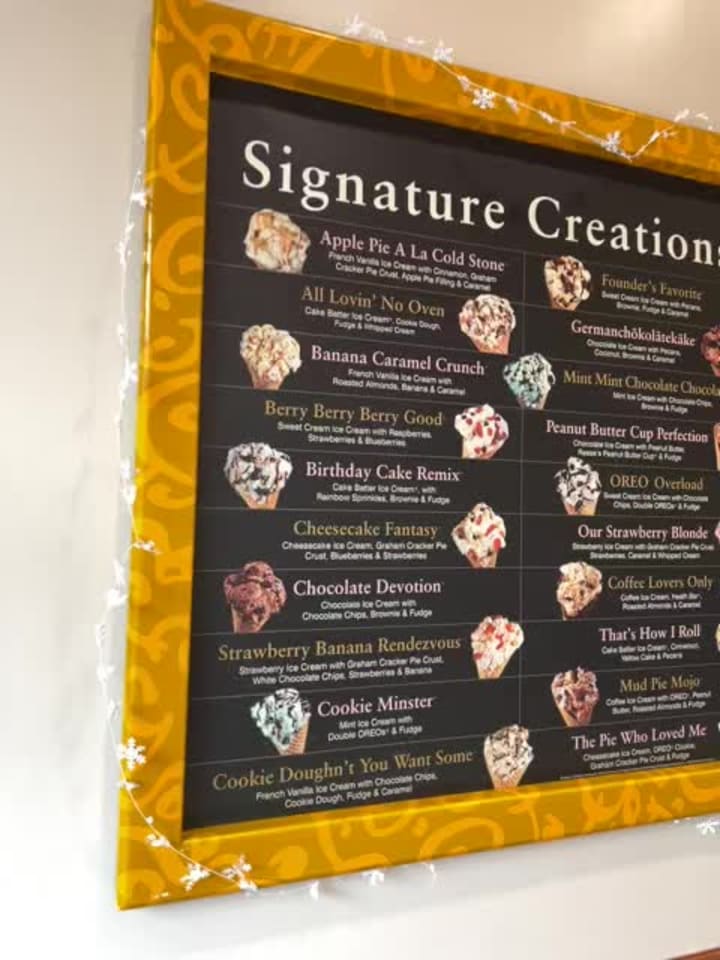 Video review of Cold Stone Creamery