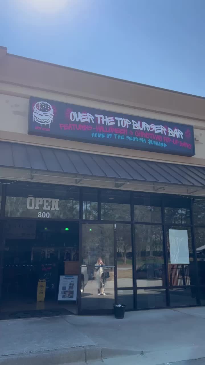 Over the Top Burger Bar