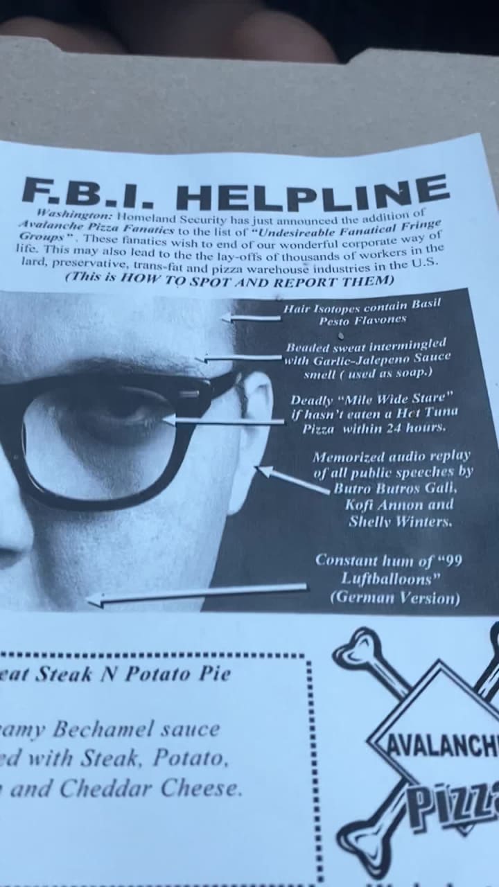 Avalanche Pizza