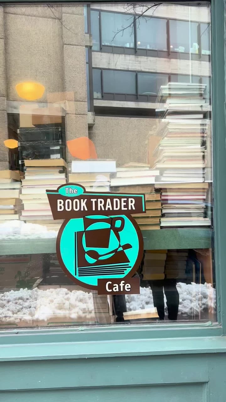 Video review of Book Trader Cafe