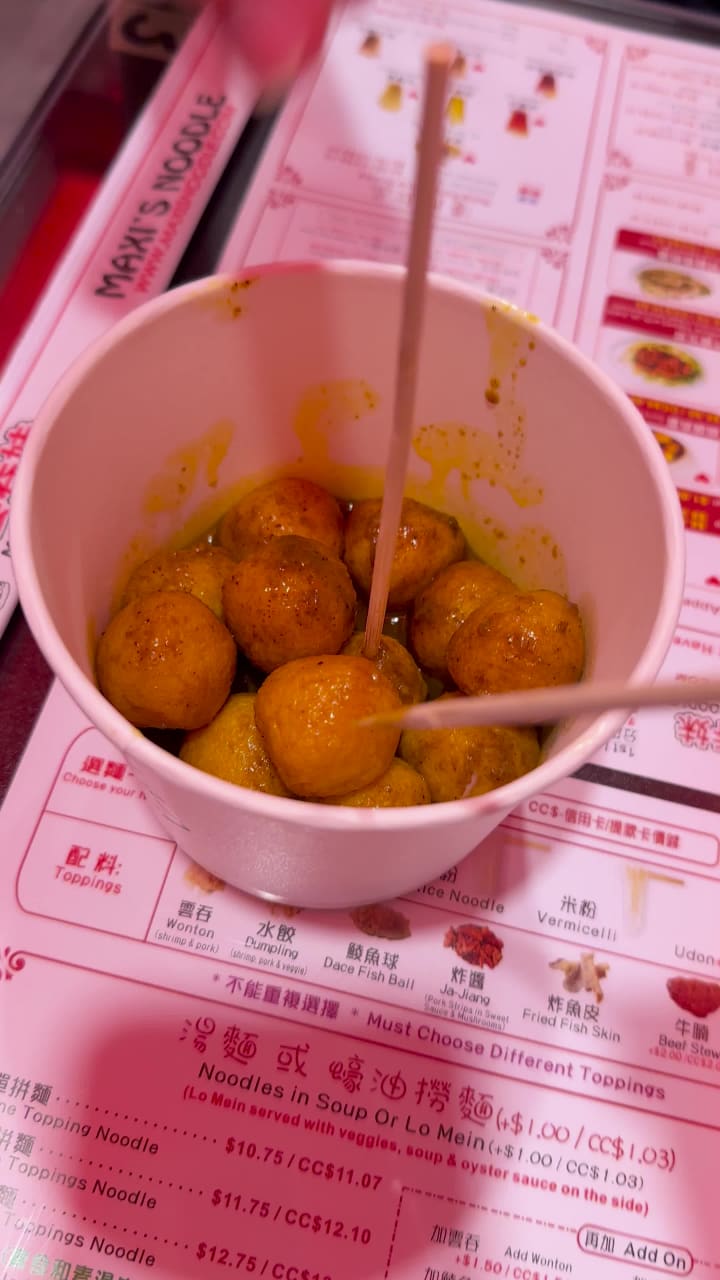 Video review of Maxi’s Noodle