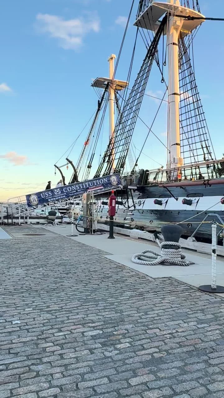 Video review of USS Constitution