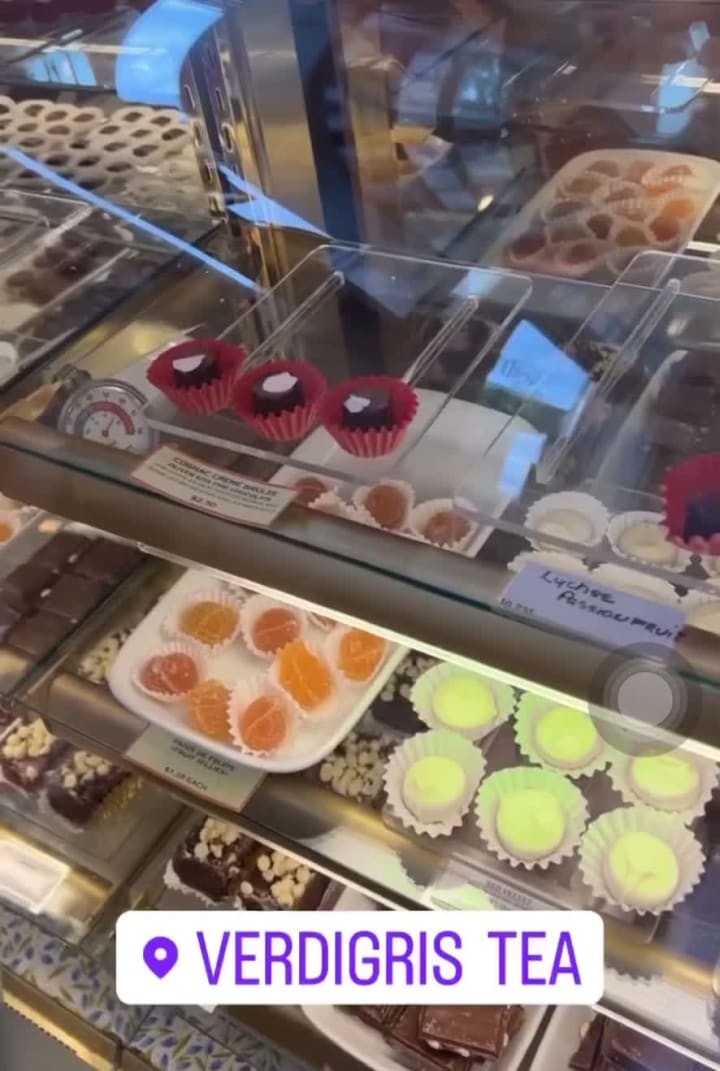 Video review of Verdigris Art & Tea