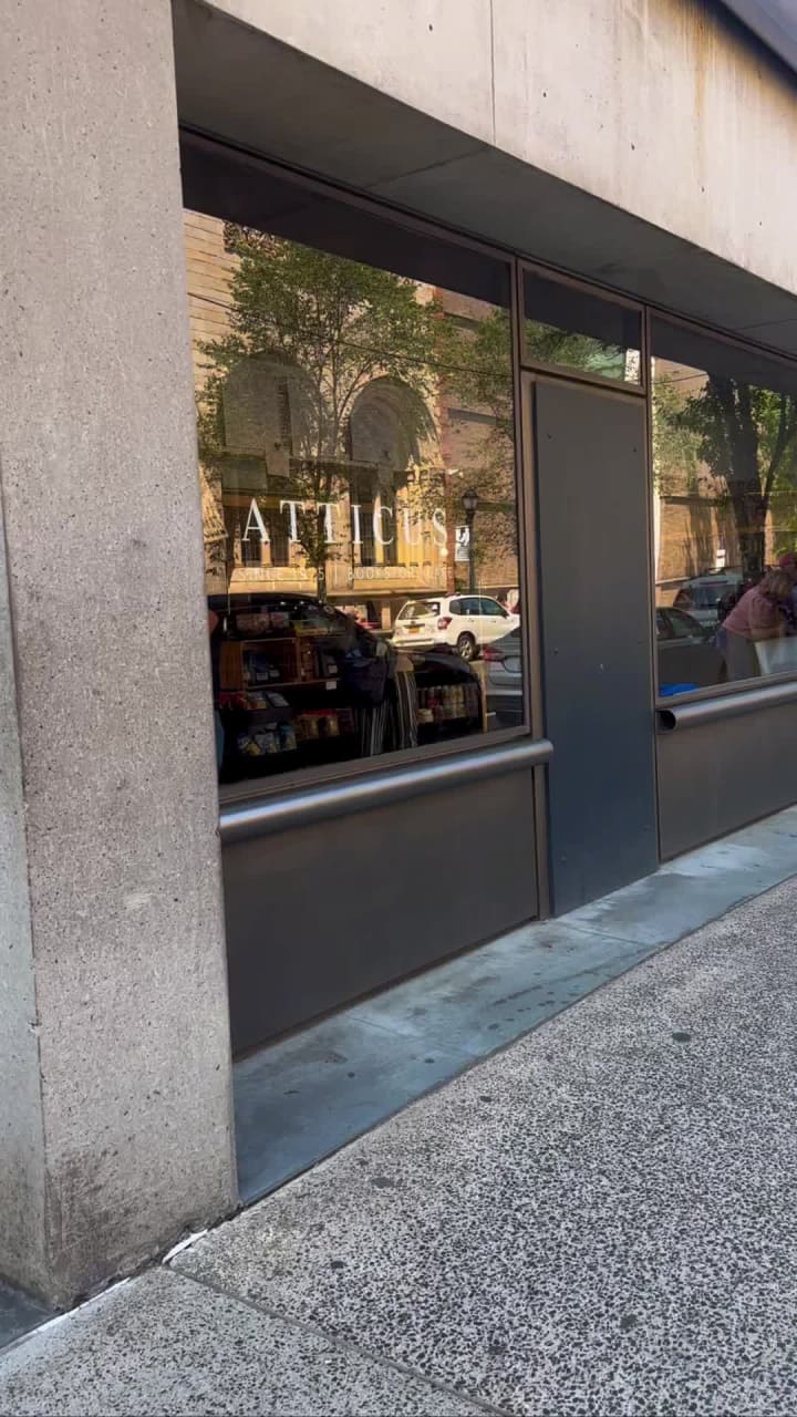 Video review of Atticus Bookstore Cafe