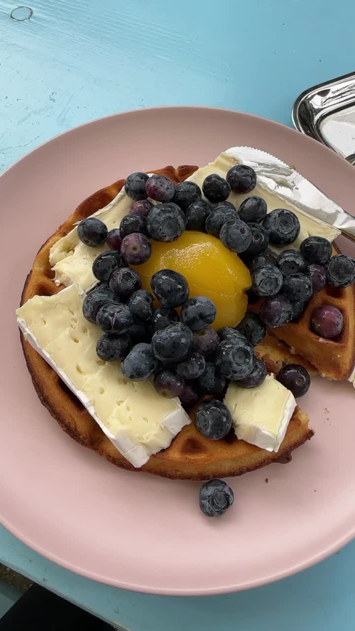 Heart-Garden Waffles