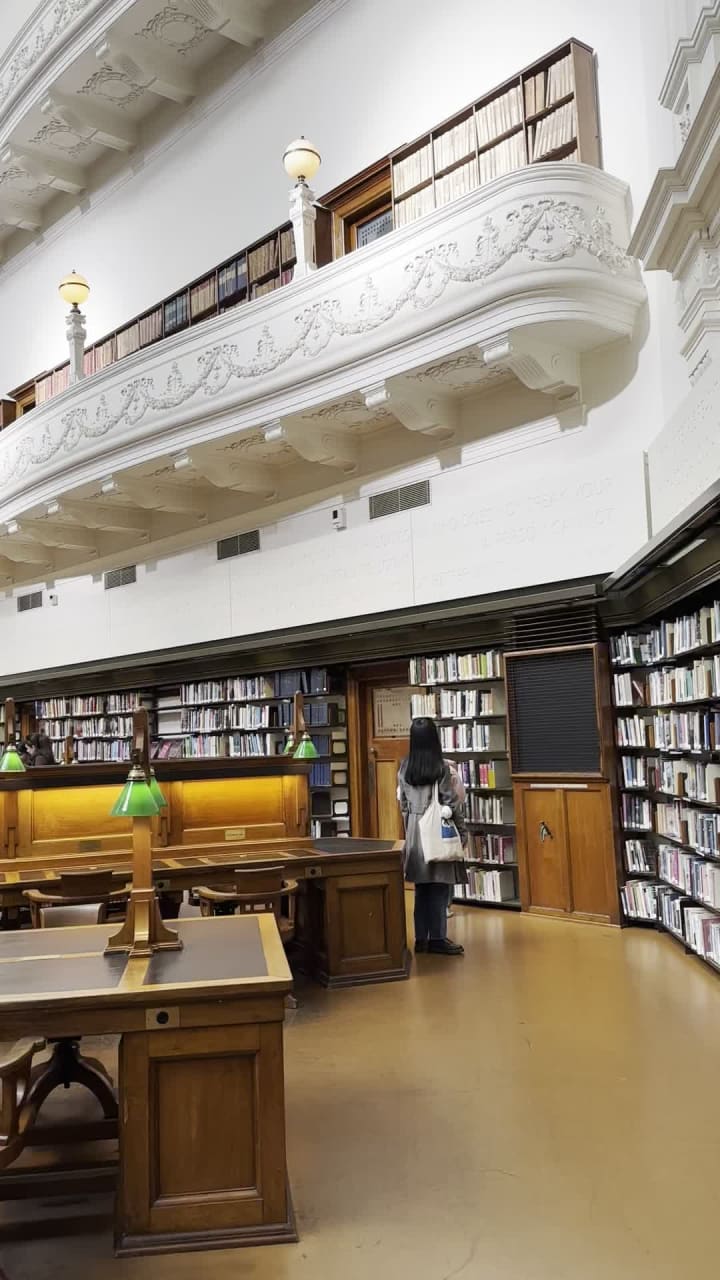 Video review of State Library of Victoria