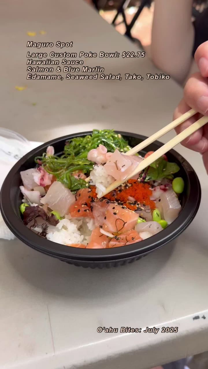 Video review of Maguro Spot