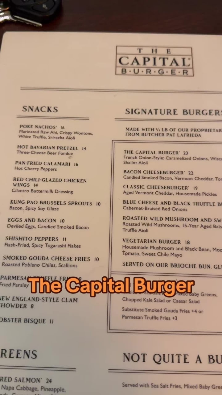 Video review of The Capital Burger