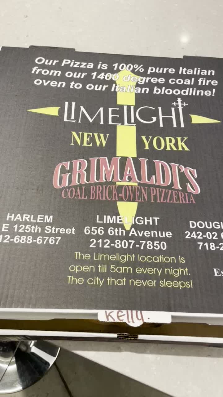 Video review of Grimaldi's Pizza