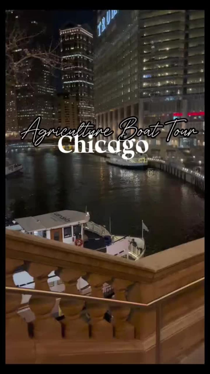 Agriculture boat tour