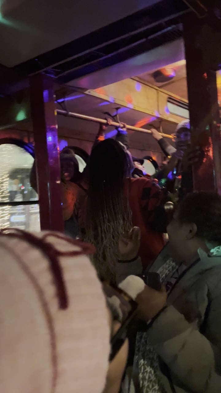 Soulful Holiday Lights Trolley Popup