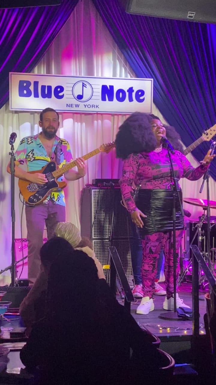 The blue note