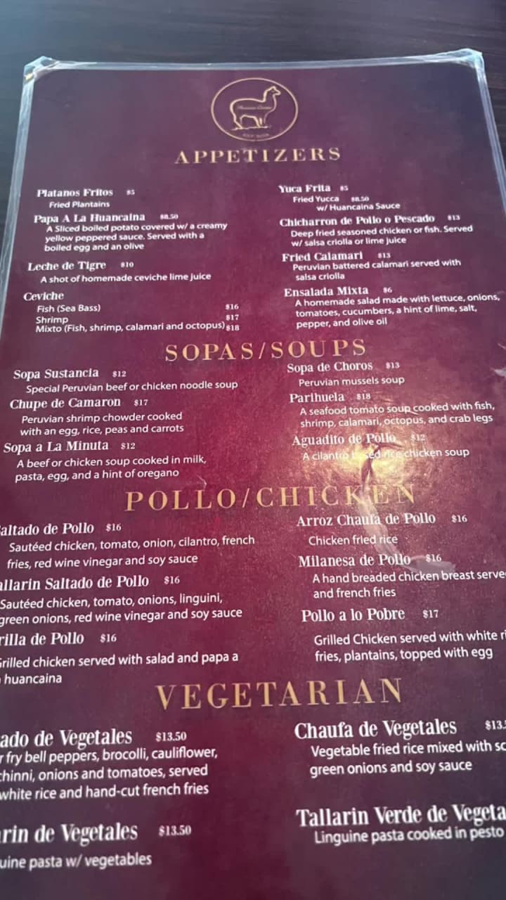 Bailey Peruvian Cuisine