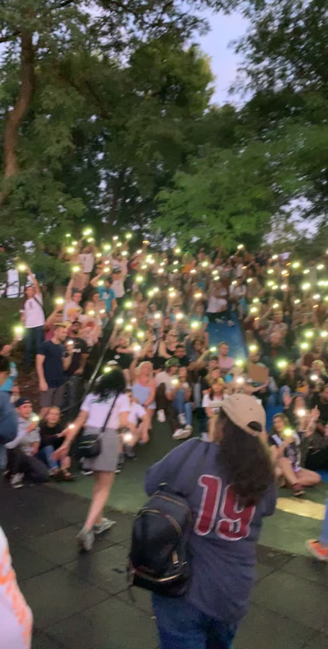 Frick Park Blue Slide Playground