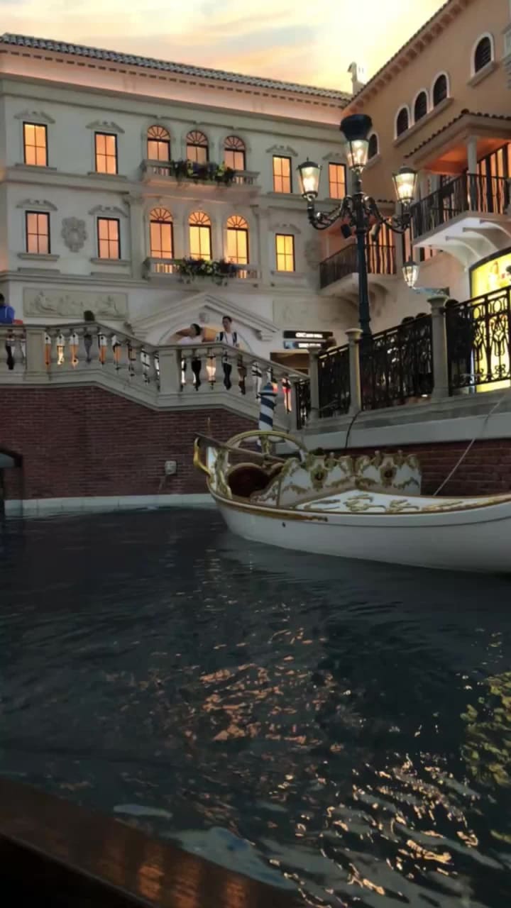 Gondola Rides at the Venetian