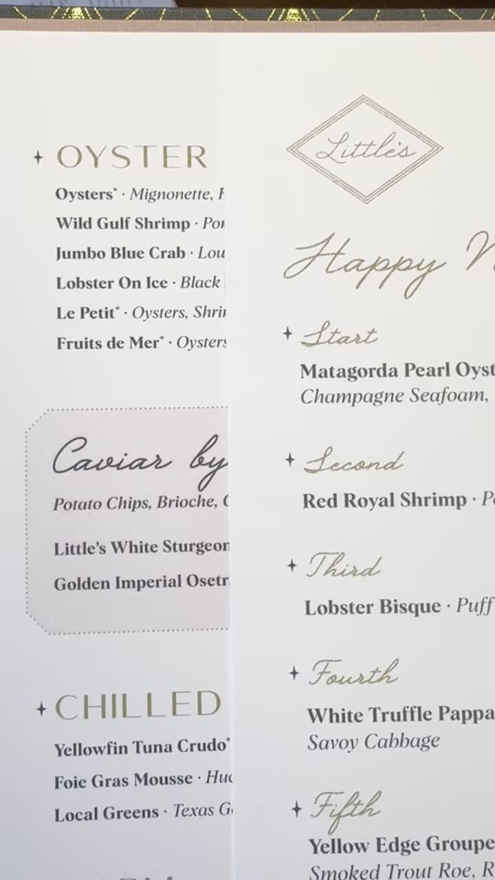 Little’s Oyster Bar