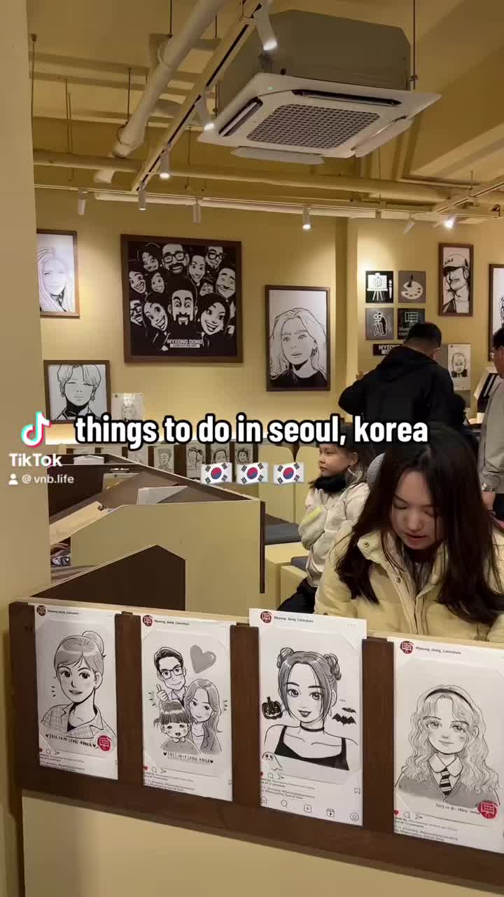 Myeongdong caricature