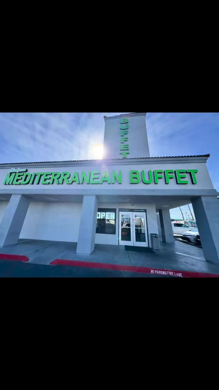 Chickpeas Mediterranian Buffet 