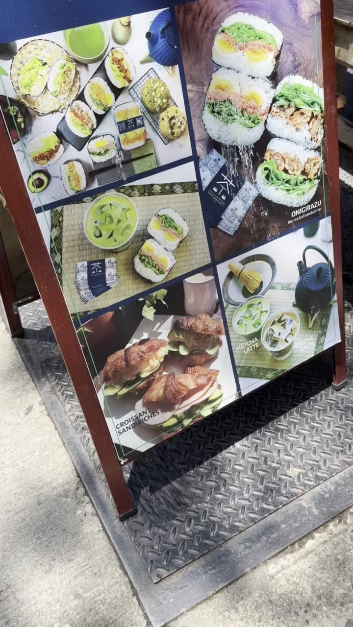 Tokuyamatcha & onigirazu bar